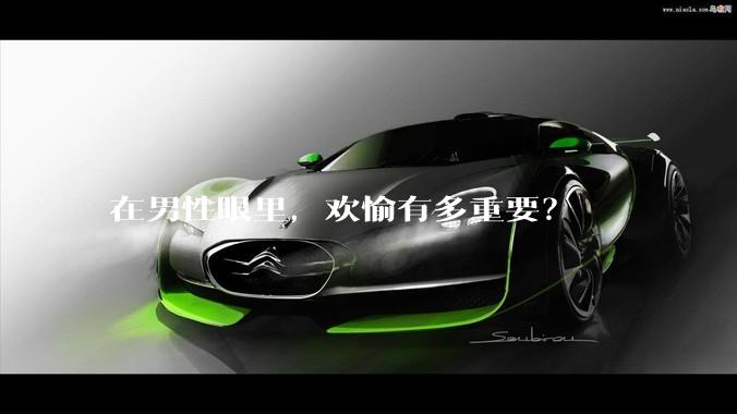 在男性眼里，欢愉有多重要？